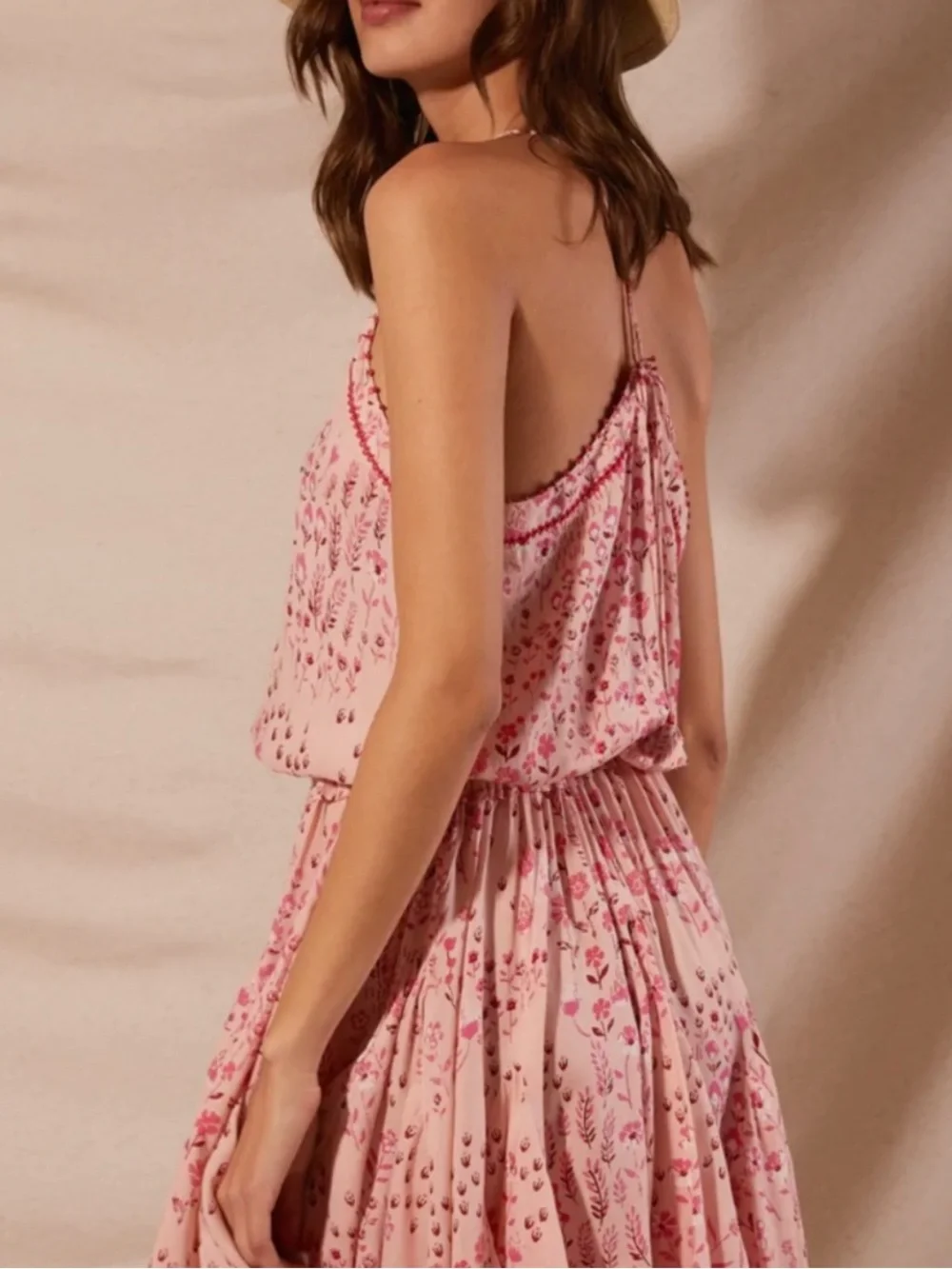 Poupette St. Barth Laurie Mini Dress in Pink Sz XS